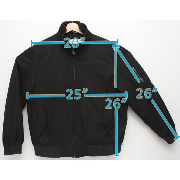 Calvin Klein Men's Black Full Zip Double Closure Jacket Large - Picture 4 of 6